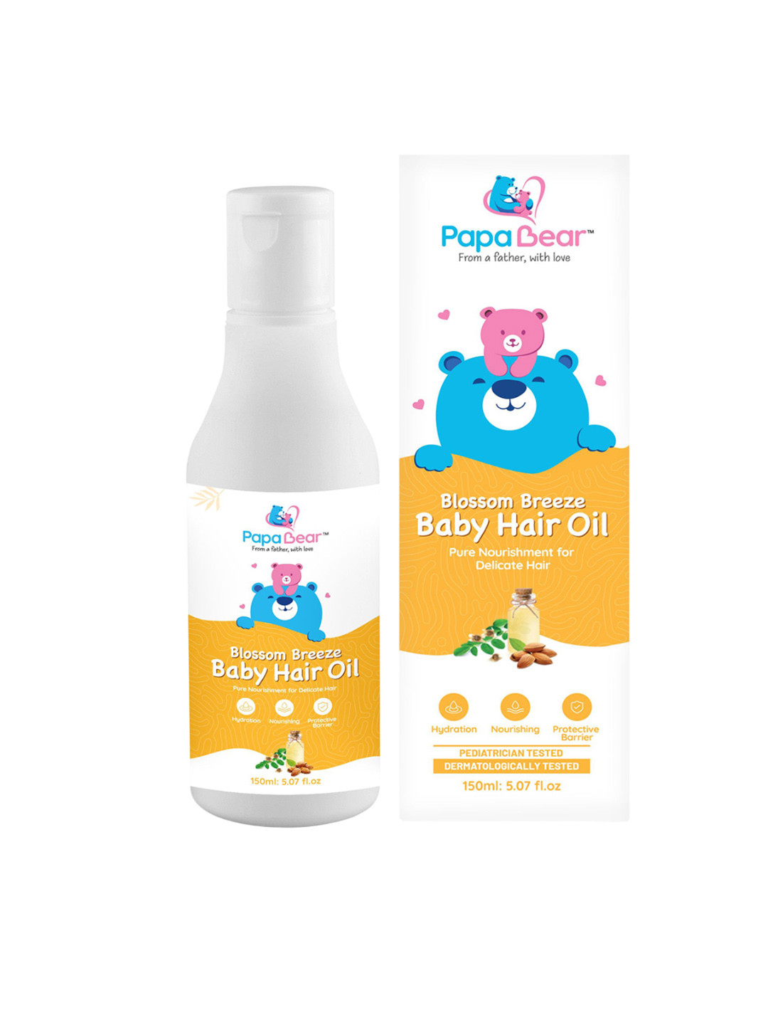PAPA BEAR Blossom Breeze Baby Hair Oil- 150 ml