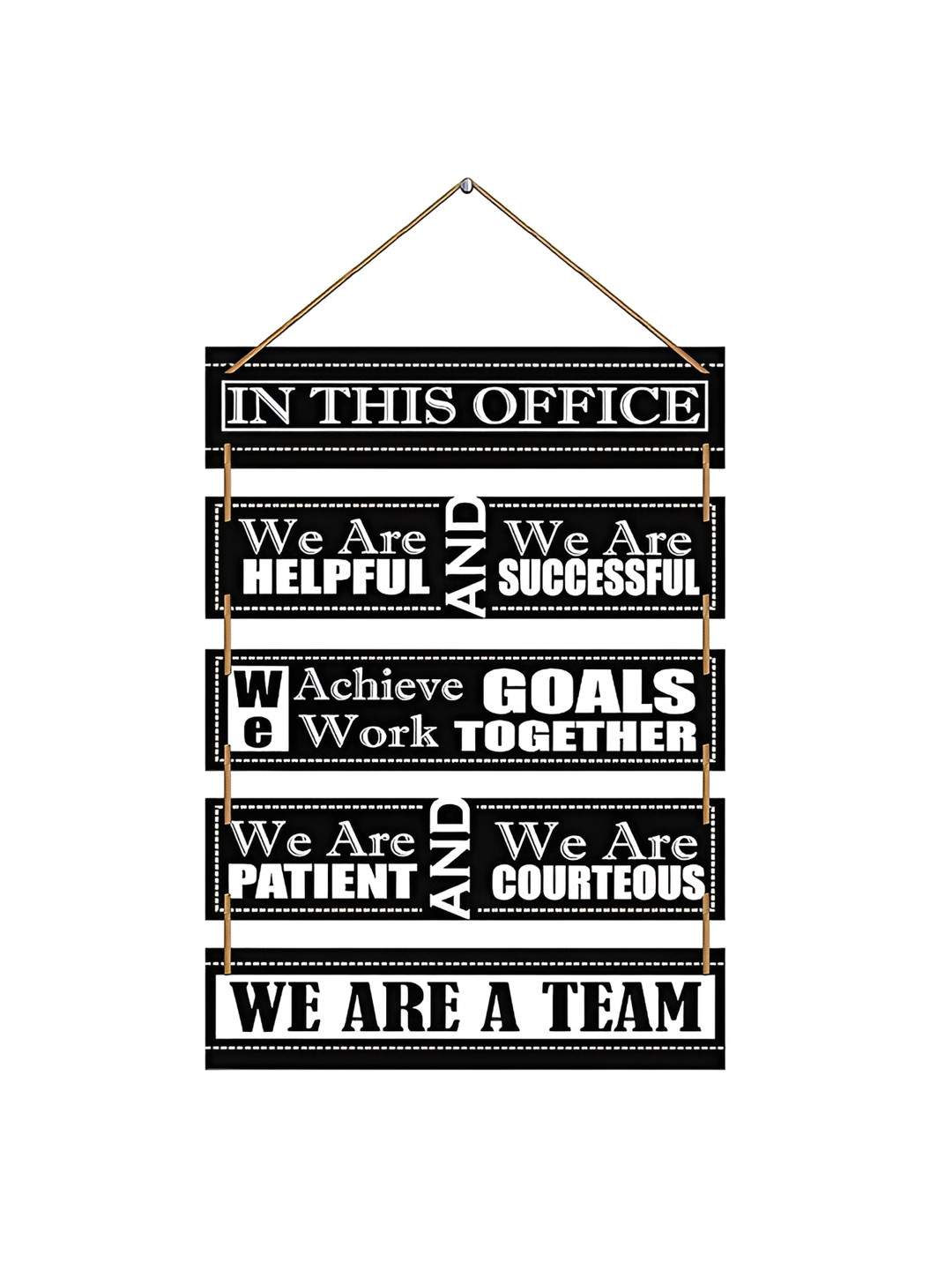 Indianara Grey & White 5 Piece Canvas Other Wall Paintings