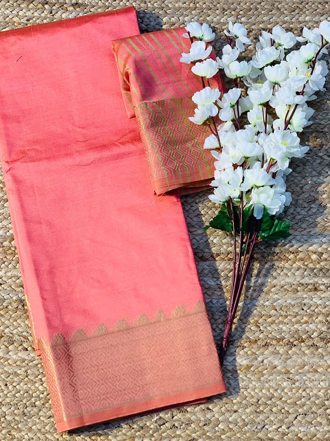 Afierosi Silk Cotton Narayan Peth Saree