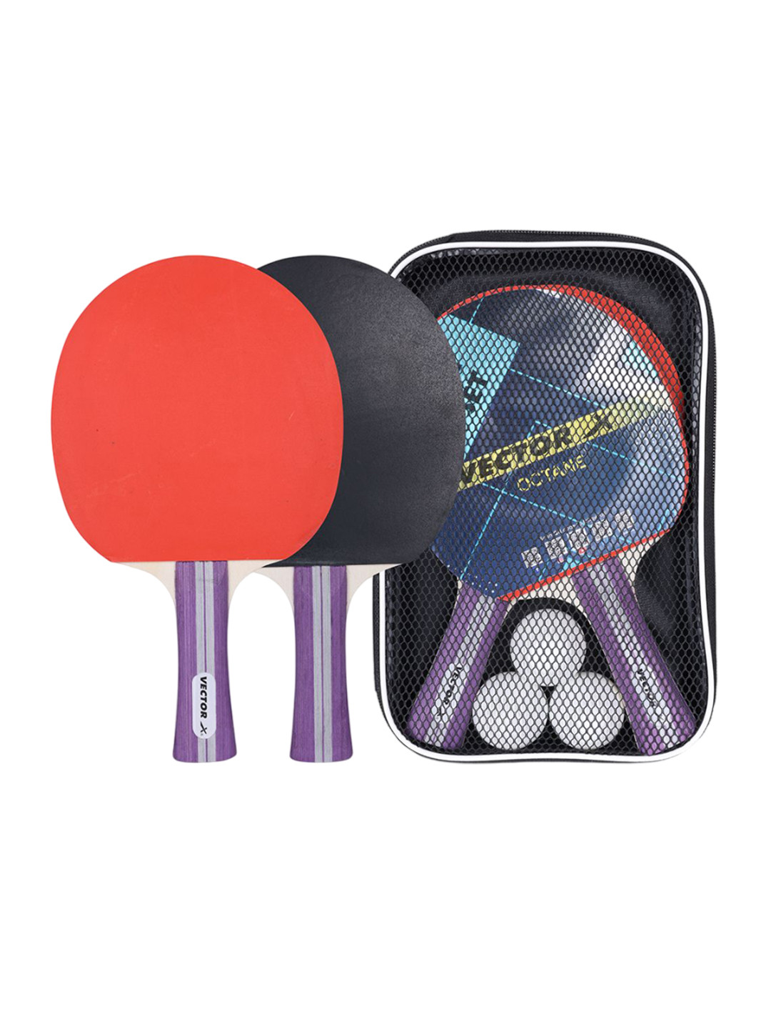 VECTOR X Set Of 6 Octane Table Tennis Playset