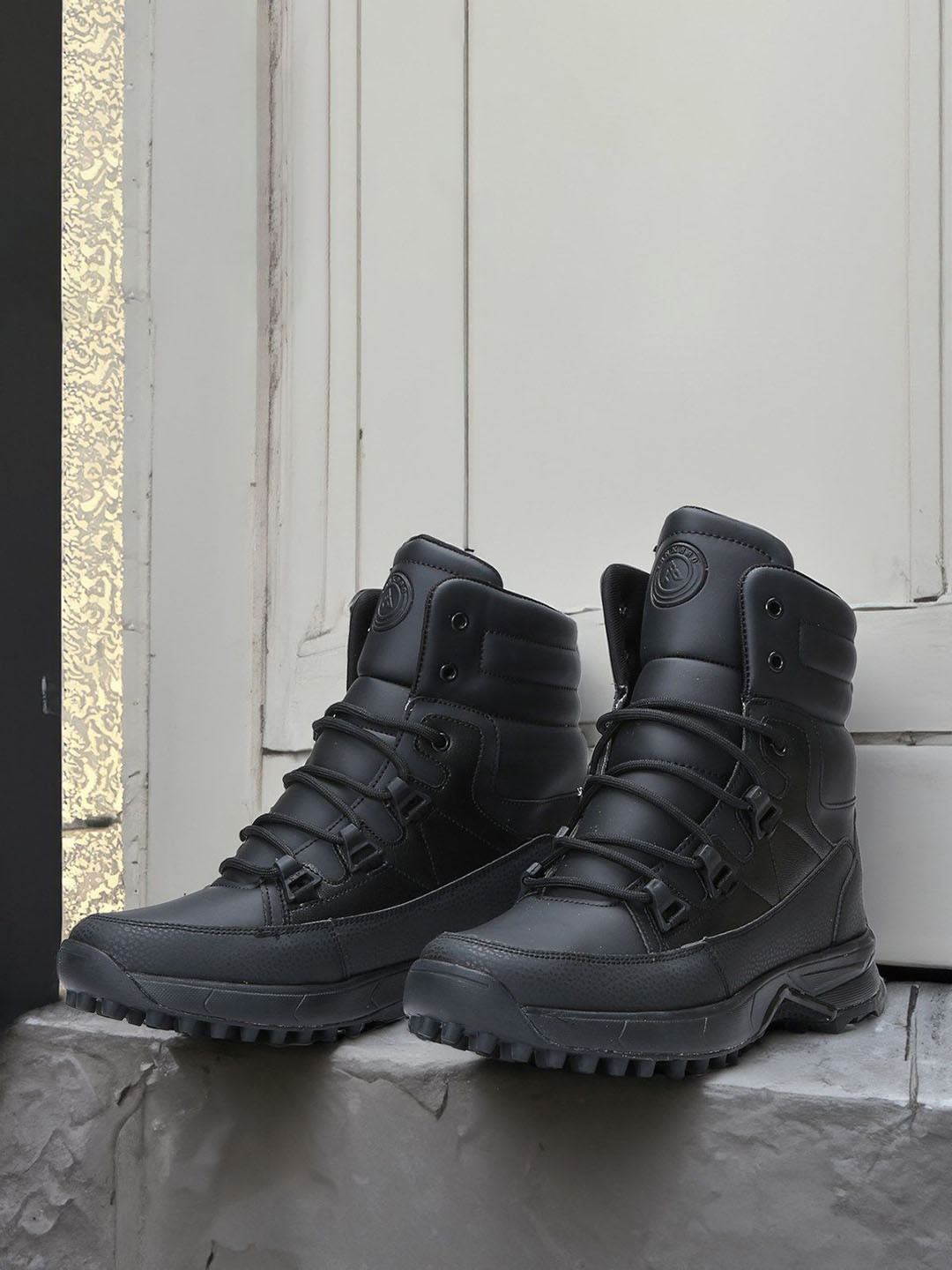 THNXBRO Men Non Slip Mountain Hiking Boots