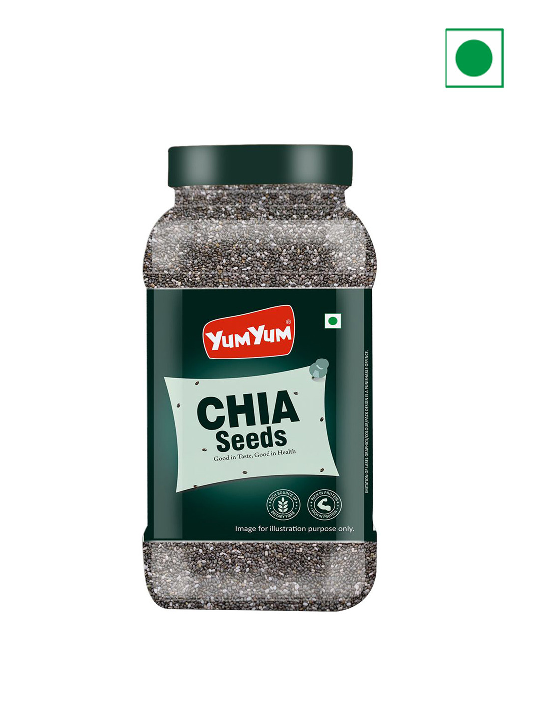 YUM YUM Edible Chia Seeds - 1kg