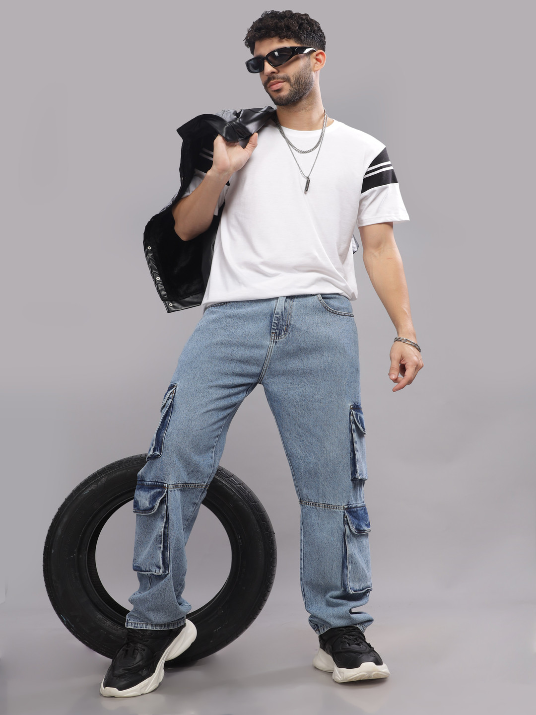 FOUL CHILD Men Light Fade Jeans