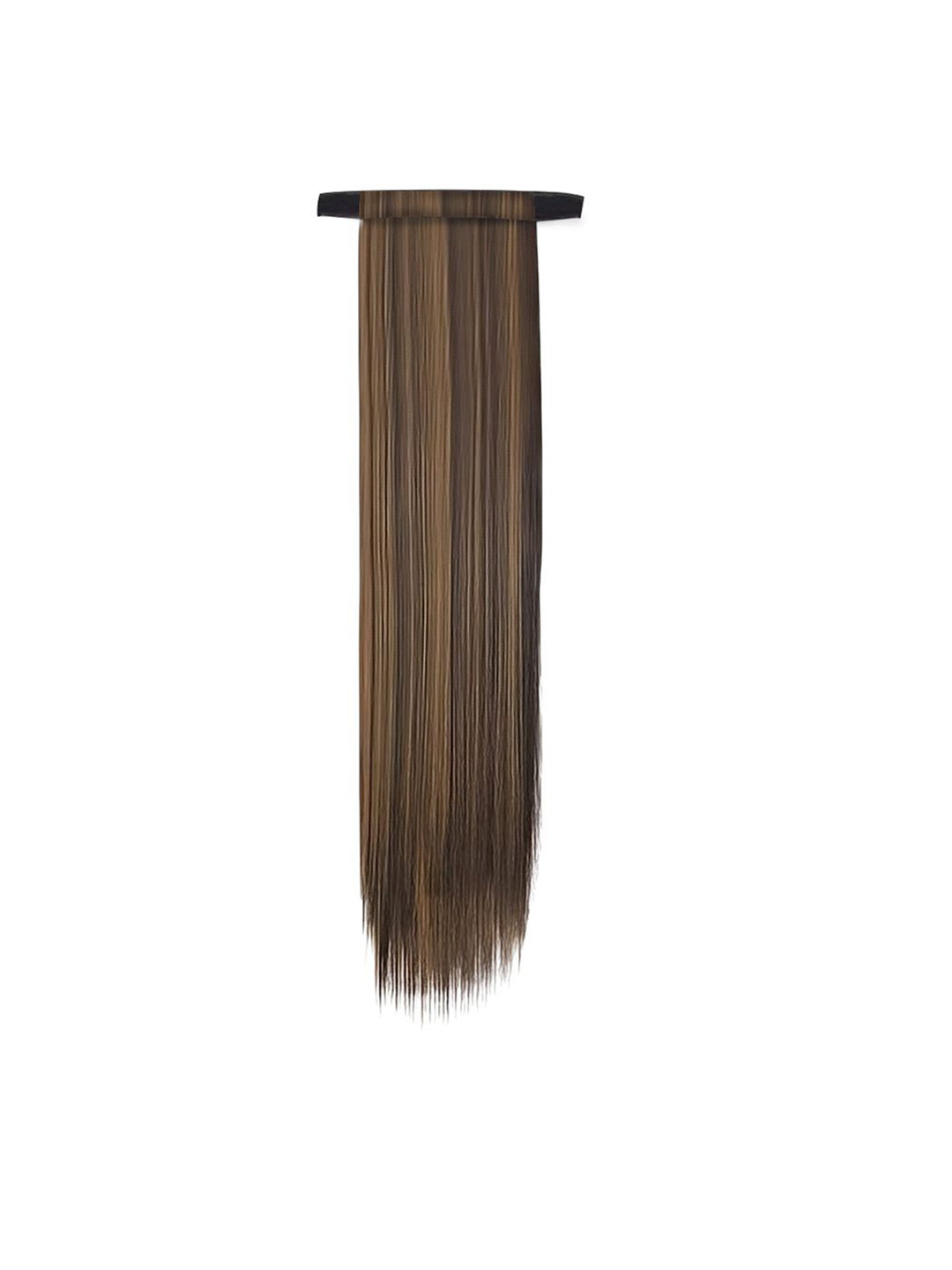 D-Divine Clip In Straight Ponytail Hair Extension Gold 24 Inch