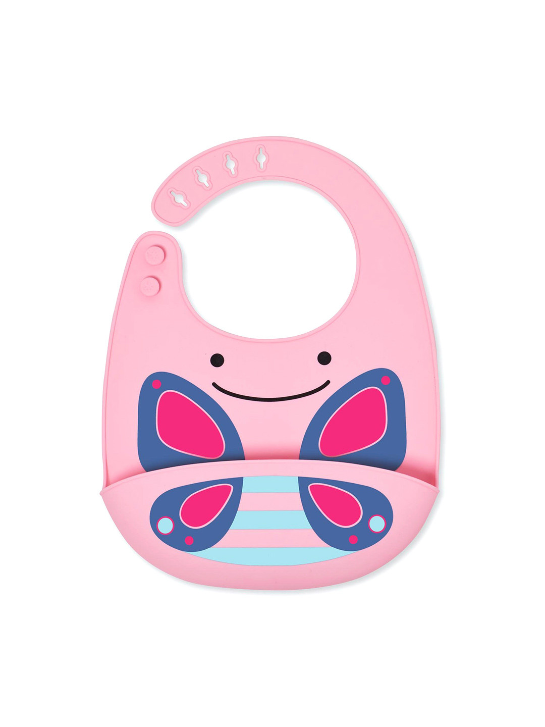Skip Hop Zoo Fold & Go Silicone Bib