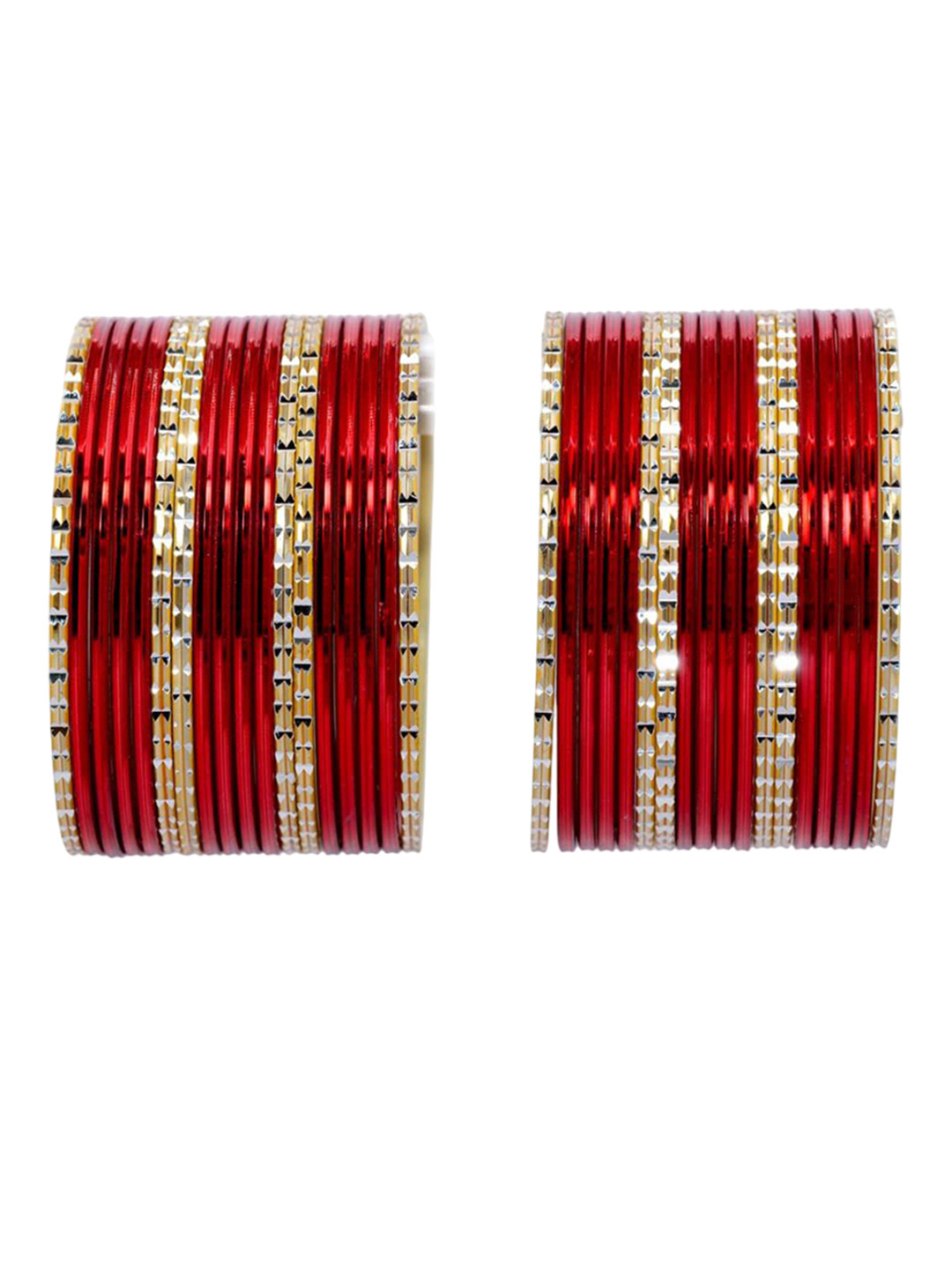 ZULKA Set Of 36 Cutting & Plane Bangles