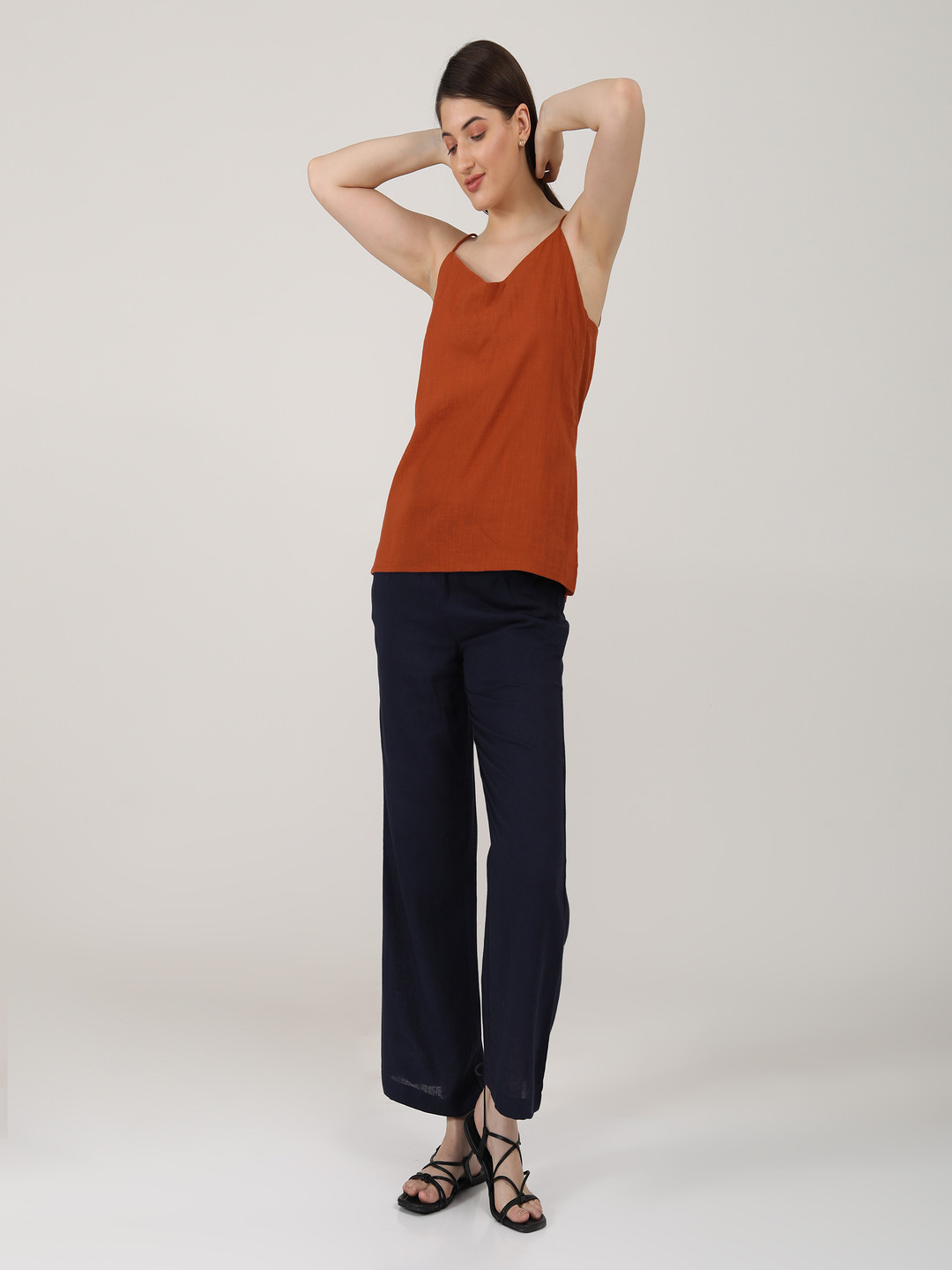 Saltpetre Organic Cotton Slip Top With Long Leg Pant Co-Ords Set