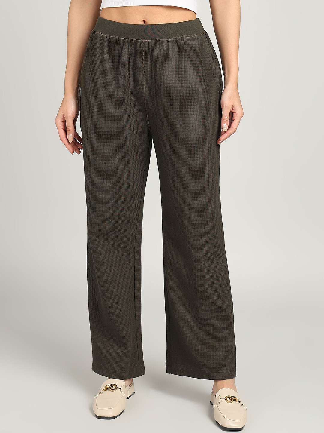 Alan Jones Women Wide Leg Track Pant