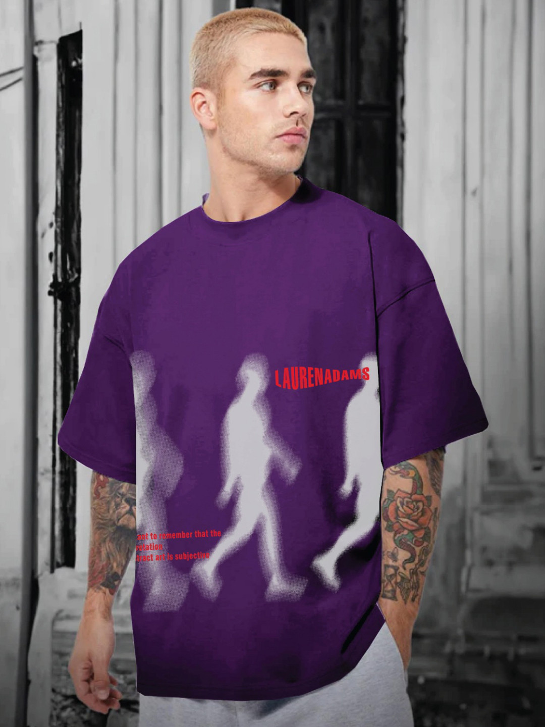 LAUREN ADAMS Men Printed Pockets T-shirt