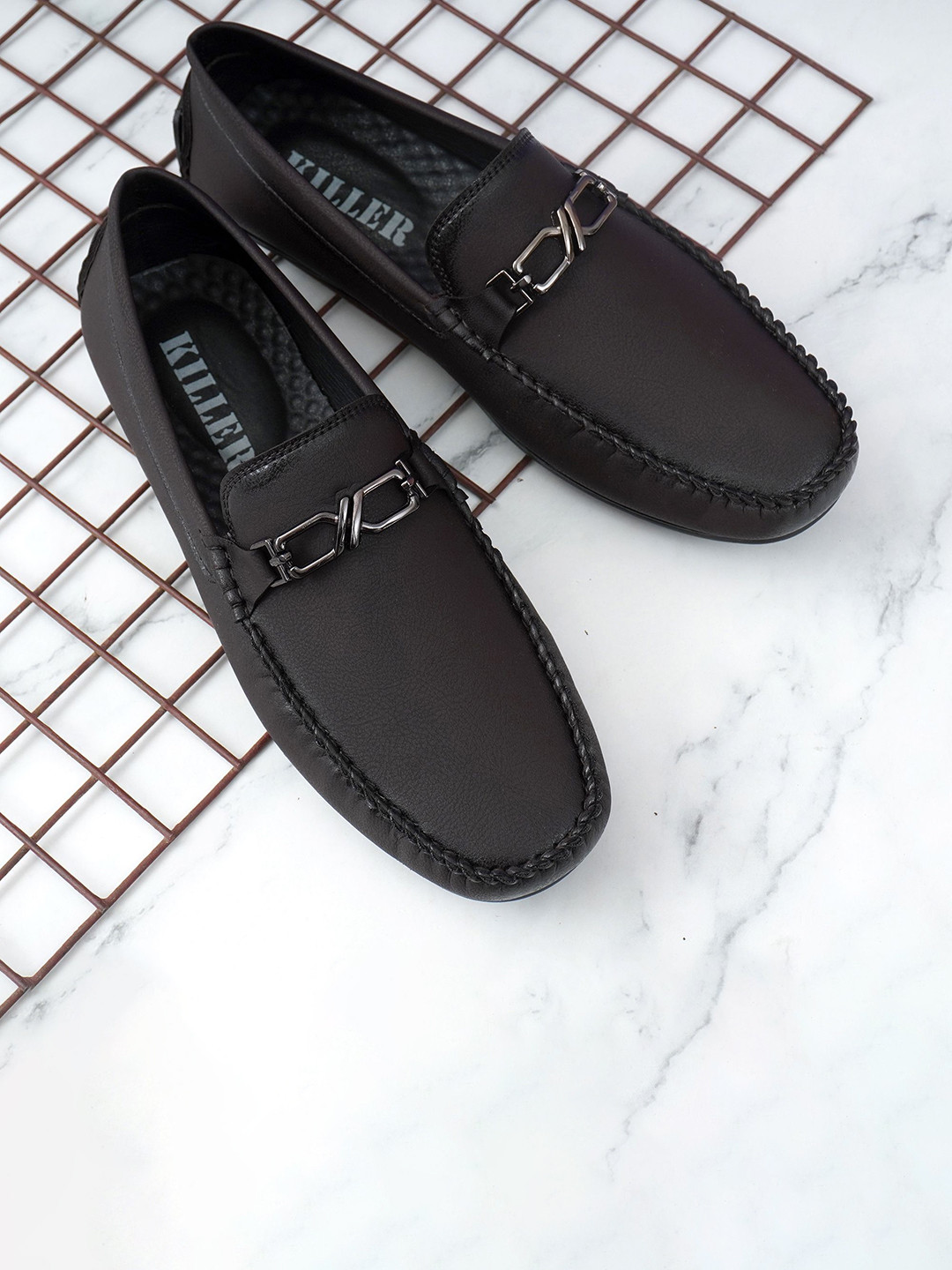Killer Men Textured Loafers