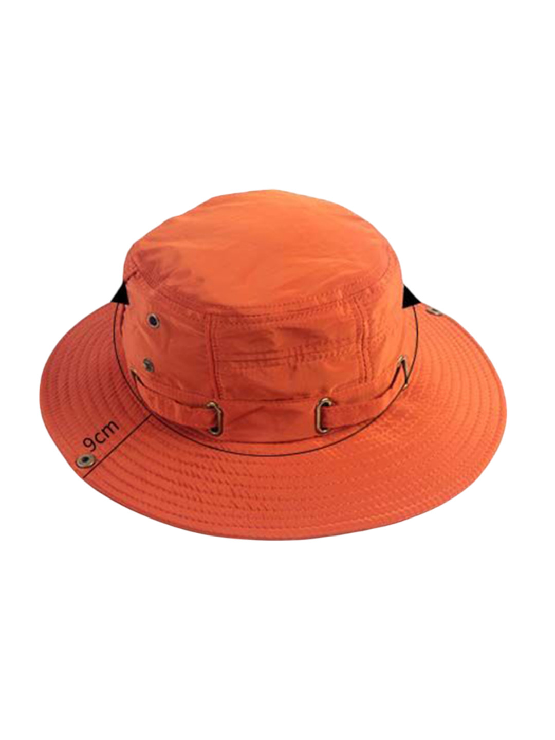 Alexvyan Men Orange Solid Sun Hat