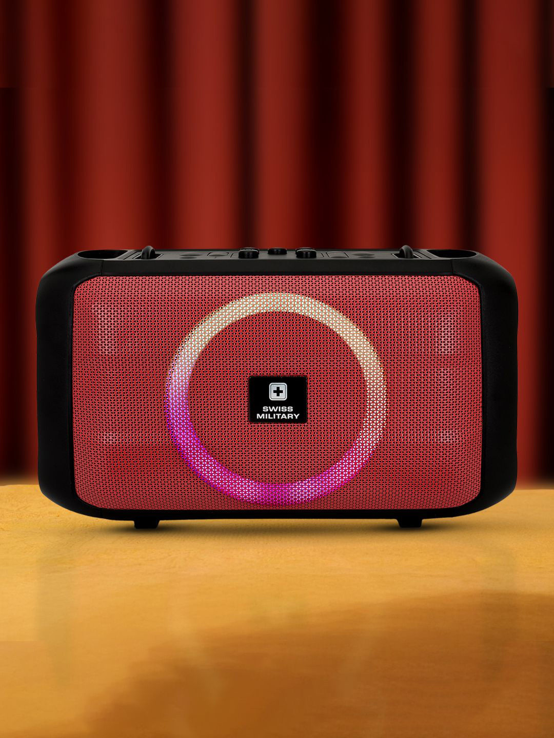 SWISS MILITARY SMSEISMIC 15W Portable Wireless Bluetooth Speaker