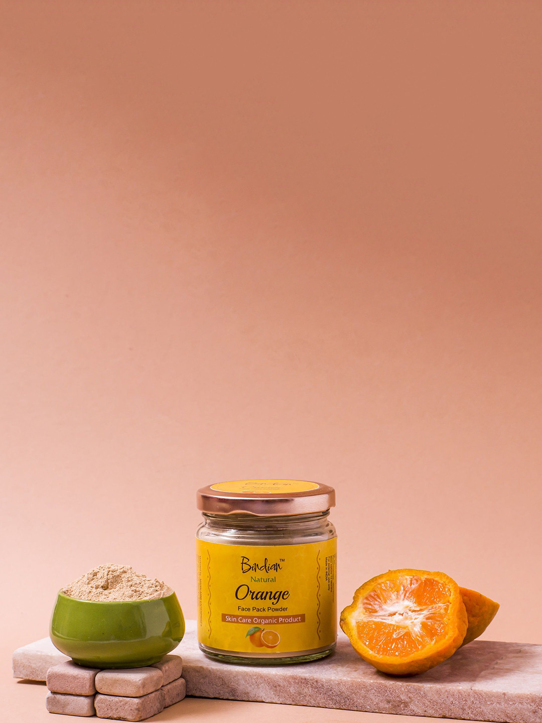 Bindian Natural Orange Face Pack Powder For Tan Removal- 100 g