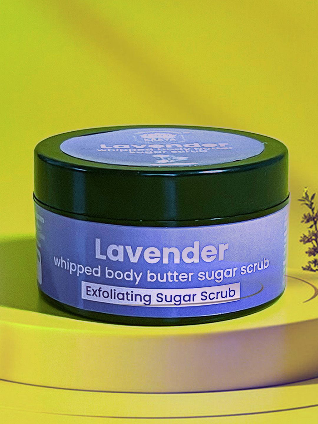 Kaaya Natural Lavender Whipped Body Butter Sugar Scrub With Shea Butter - 50 g