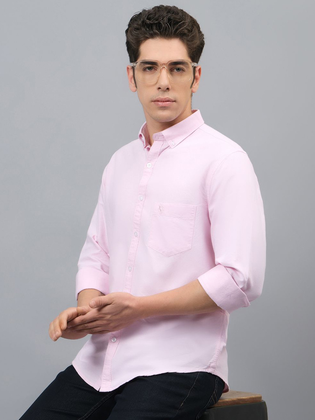 Cantabil Men Original Slim Fit Opaque Casual Shirt