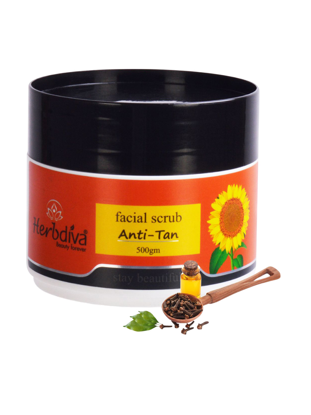 Herbdiva Anti-Tan Kojic Acid Brightening & Glowing Face Scrub - 500 g