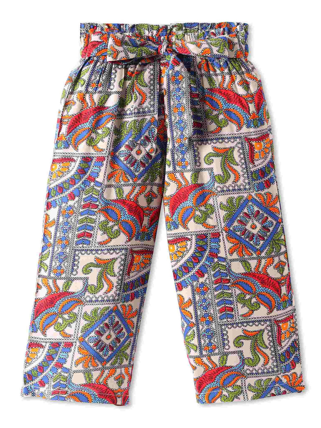 CrayonFlakes Girls Printed Palazzos