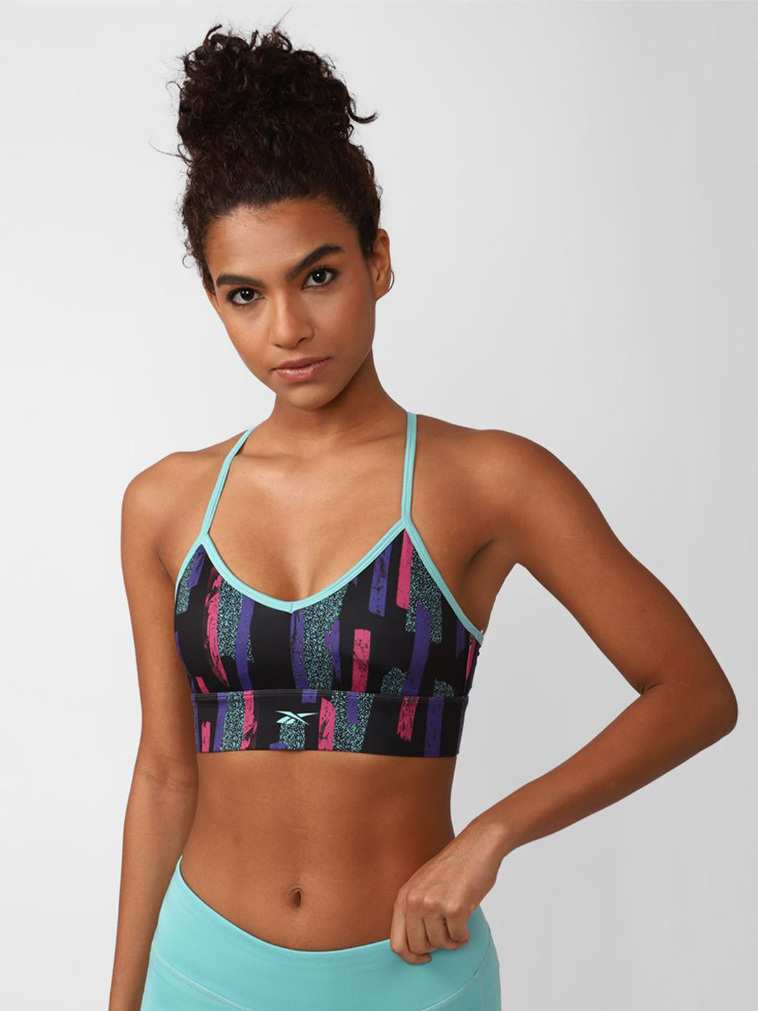 Reebo Printed Non Padded Non Wired Bra