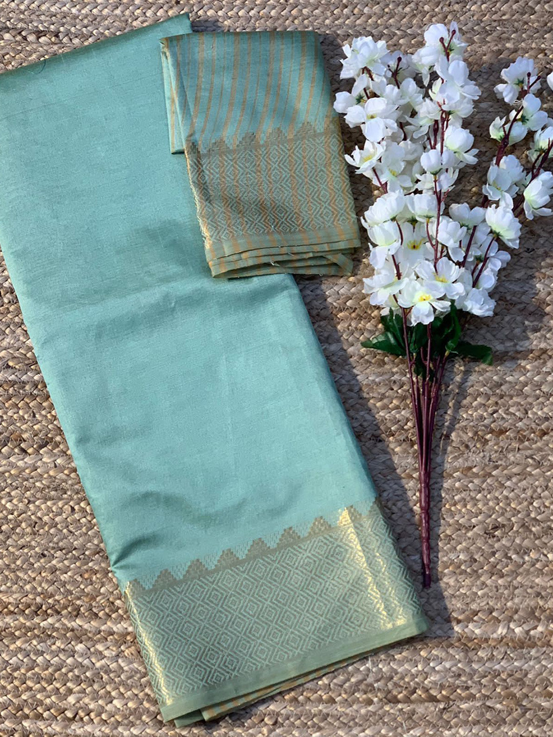 Afierosi Zari Silk Cotton Narayan Peth Saree