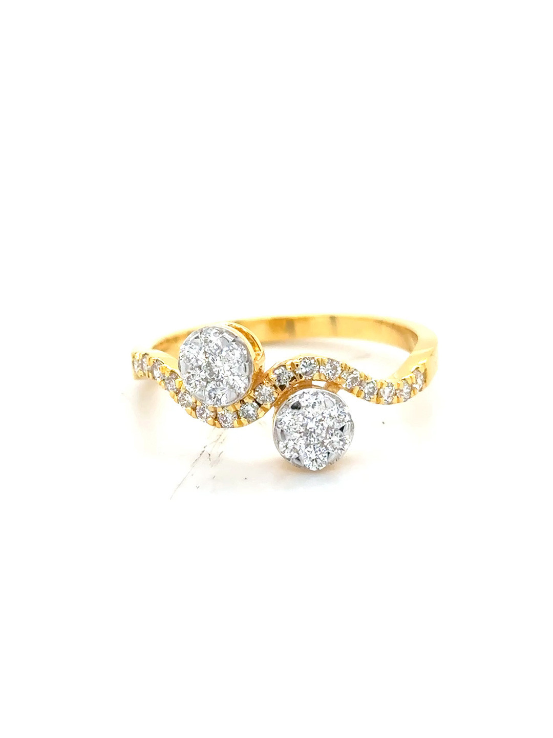 SHAIVA Women Gold Ring Diamond