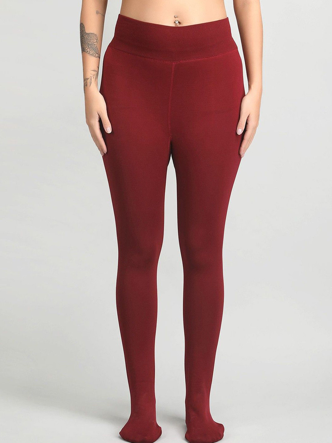 SECRETS BY ZEROKAATA Stretchable High Waist Summer Leggings For Women