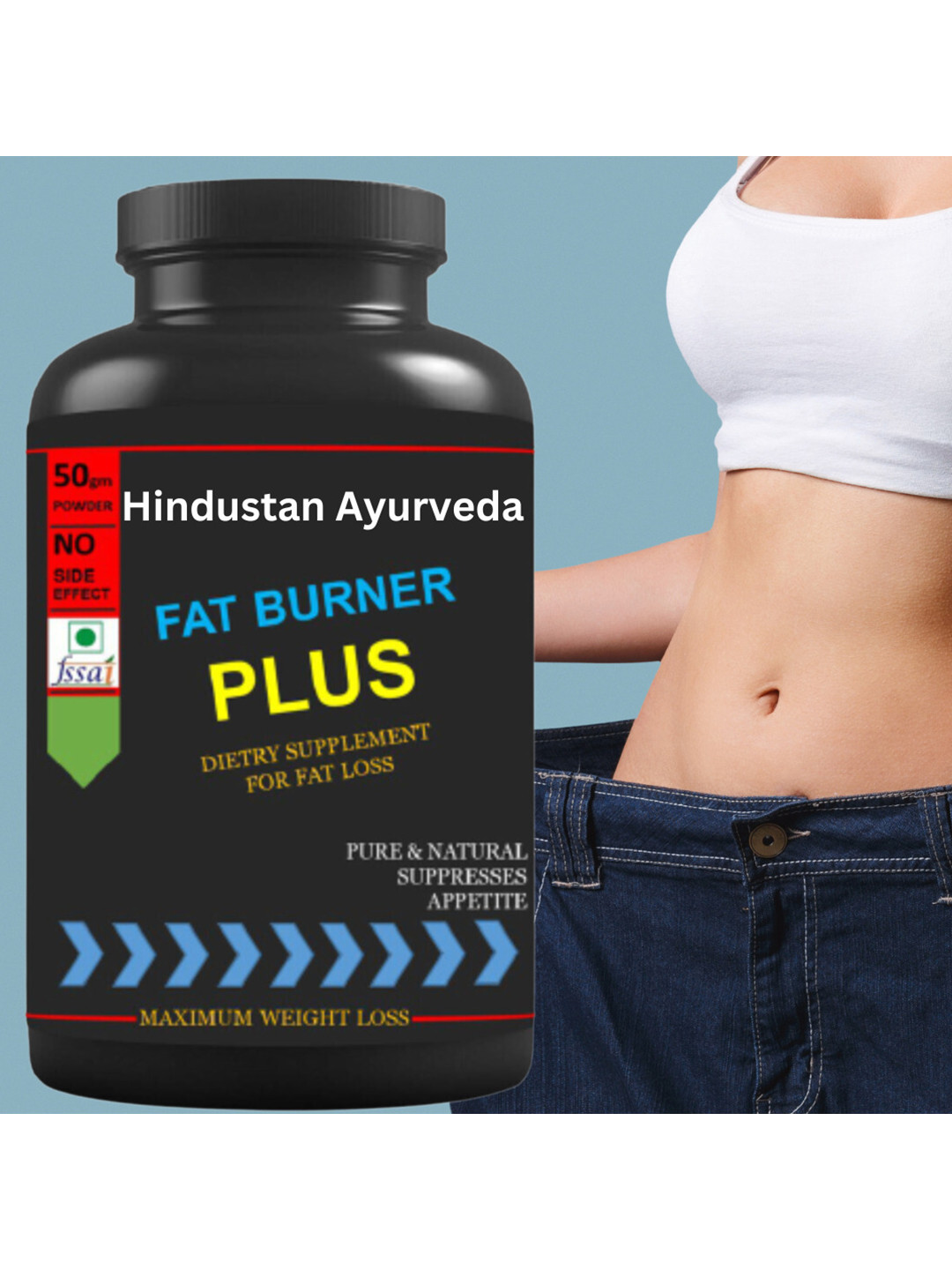 HINDUSTAN AYURVEDA Fat Burner Plus Powder - 50 g