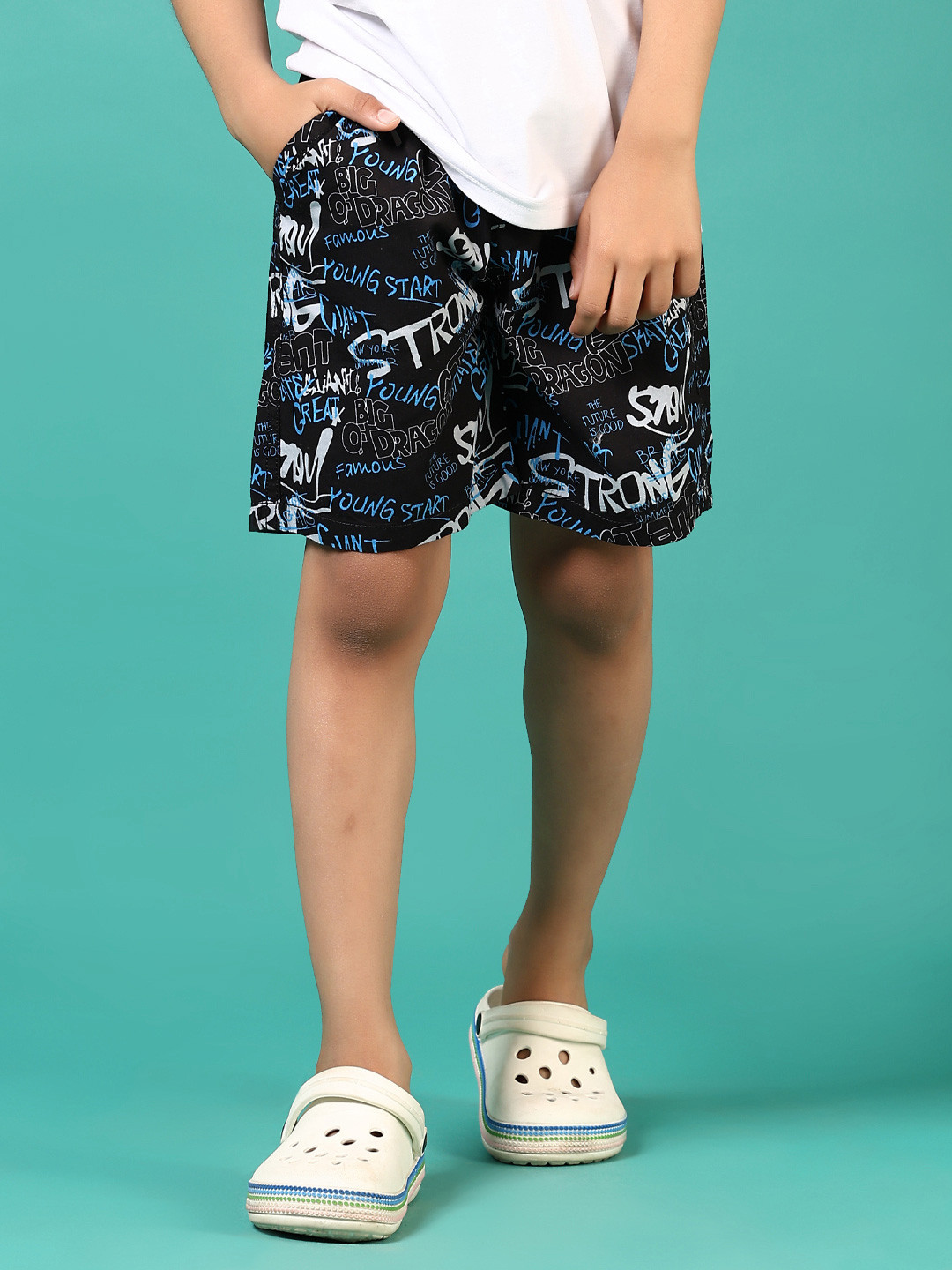 V-Mart Boys Printed Shorts