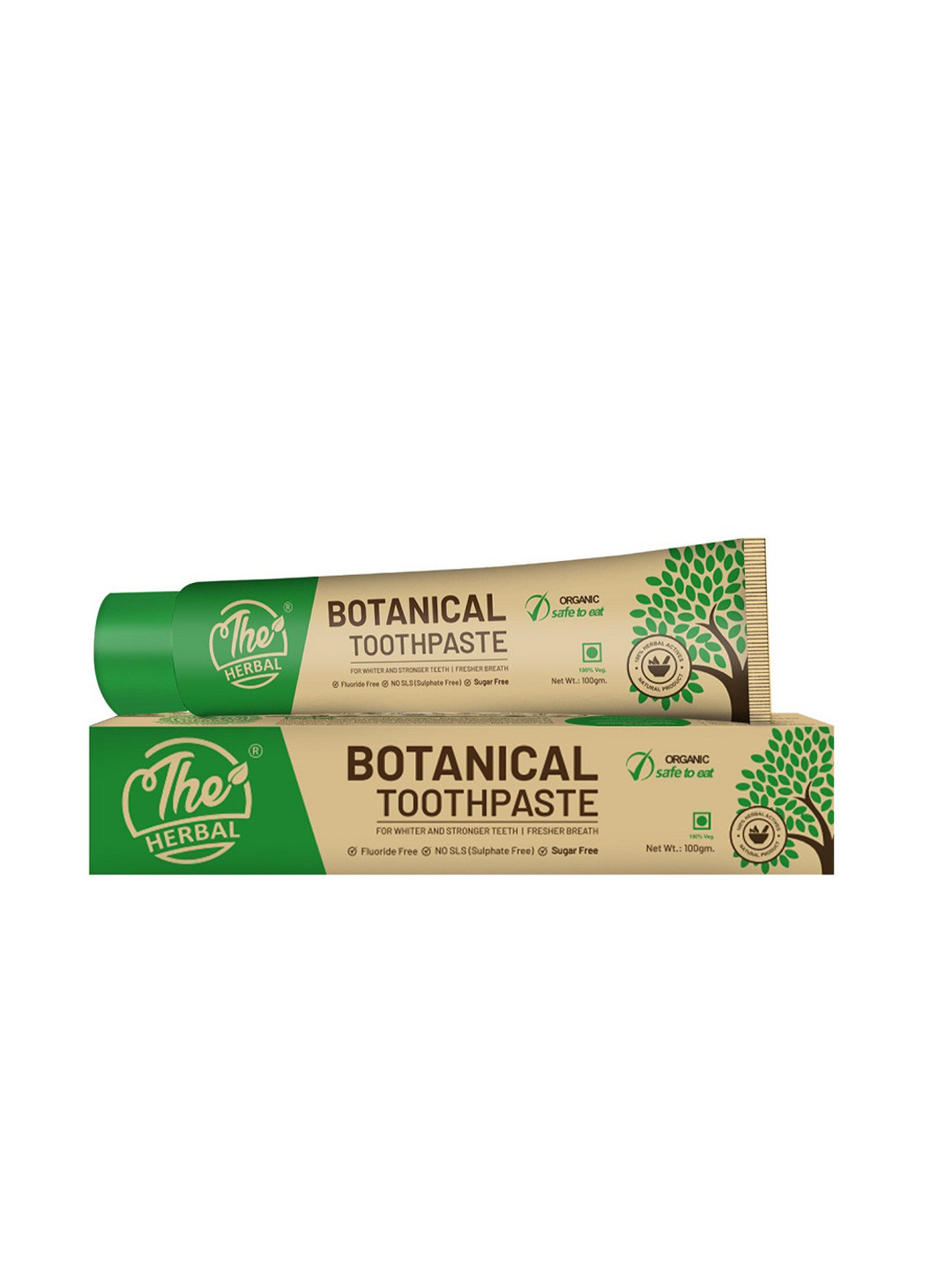 The Herbal Botanical Teeth Whitening Toothpaste - 100 g
