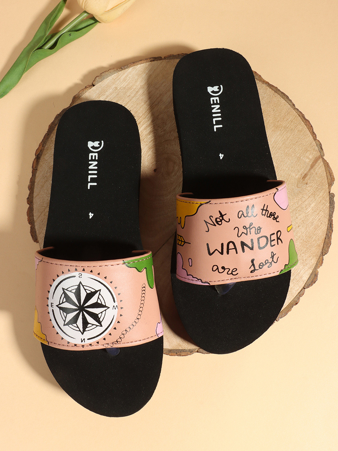 Denill Women Open Toe Flats