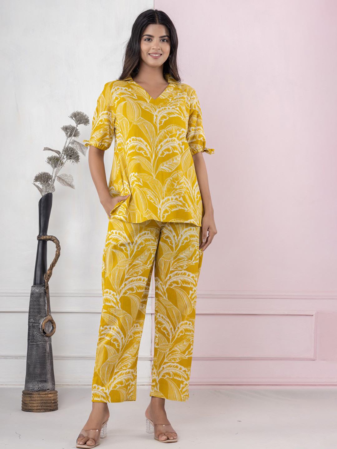 ALLEN WEAVE Women Printed Night suit