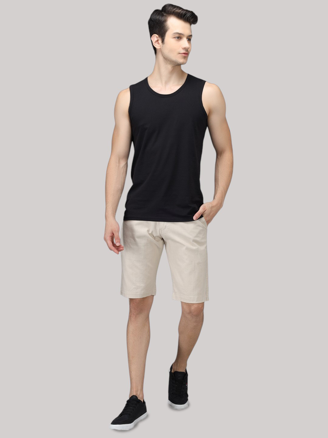 SEPHANI Men Linen Outdoor Chino Shorts