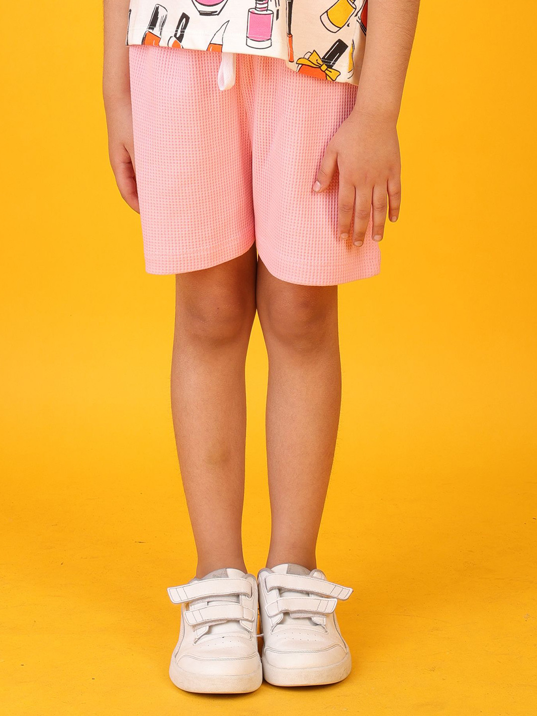 Anthrilo Girls Summer Pretty Texture Shorts