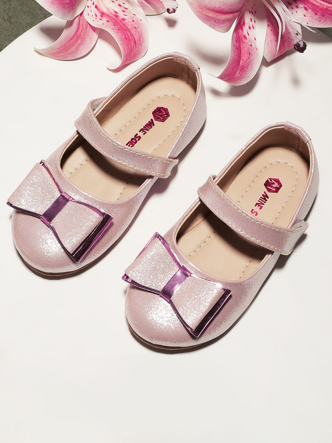 Minesole Girls PU Flatforms