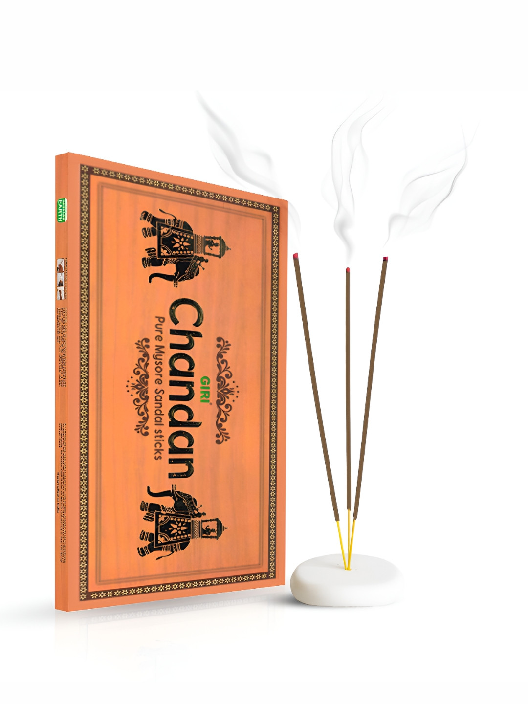 GIRI Brown Chandan Pure Mysore Sandal Incense Sticks