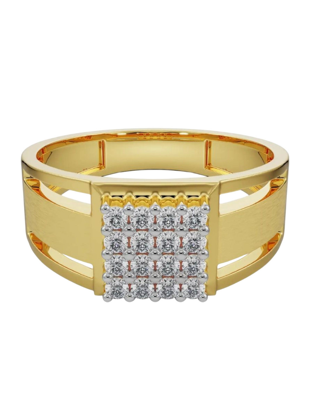 Emori Timothee Men's Lab Diamond Ring in 18KT Gold
