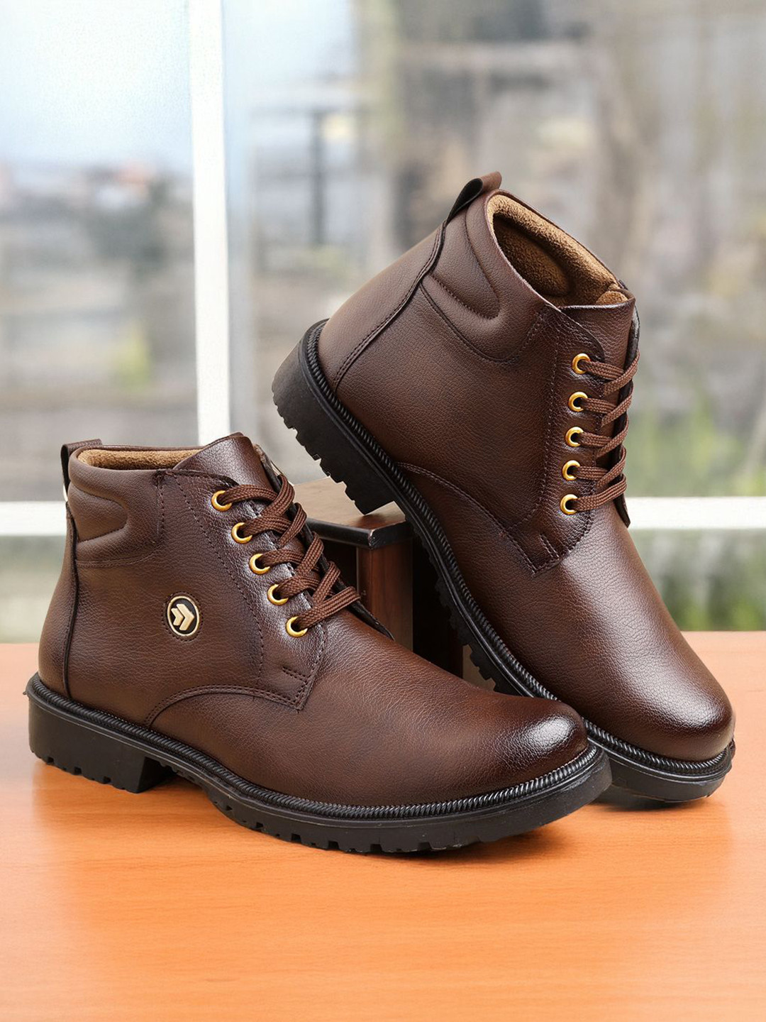 Woakers Men Leather Regular Boots