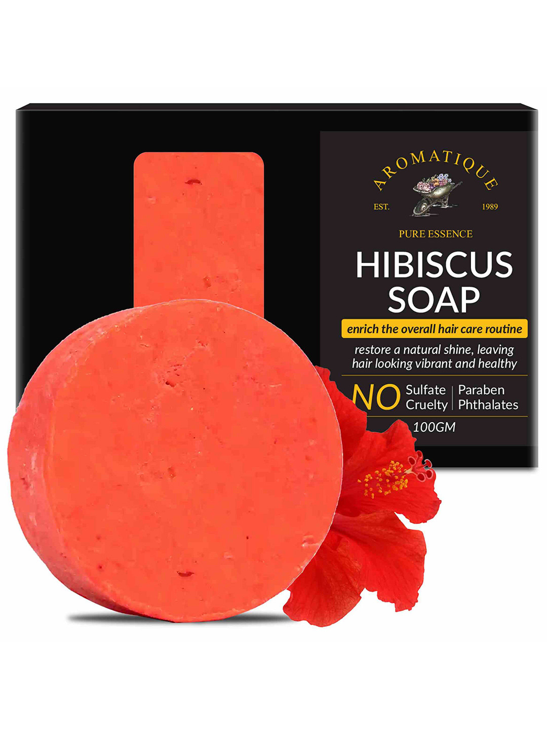 AROMATIQUE Hibiscus Soap For Skin & Hair - 100 g