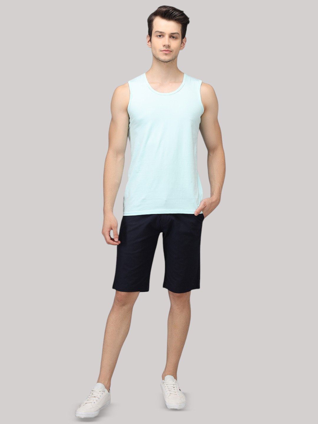 SEPHANI Men Linen Outdoor Shorts