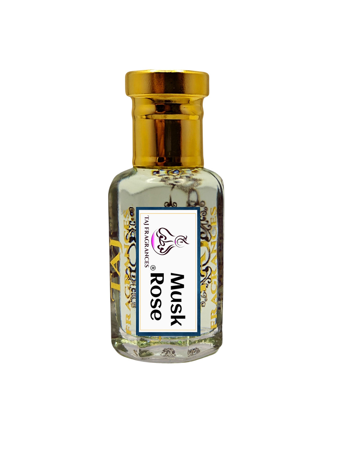 Taj Fragrances Musk Rose Long Lasting Alcohol Free Attar - 12 ml