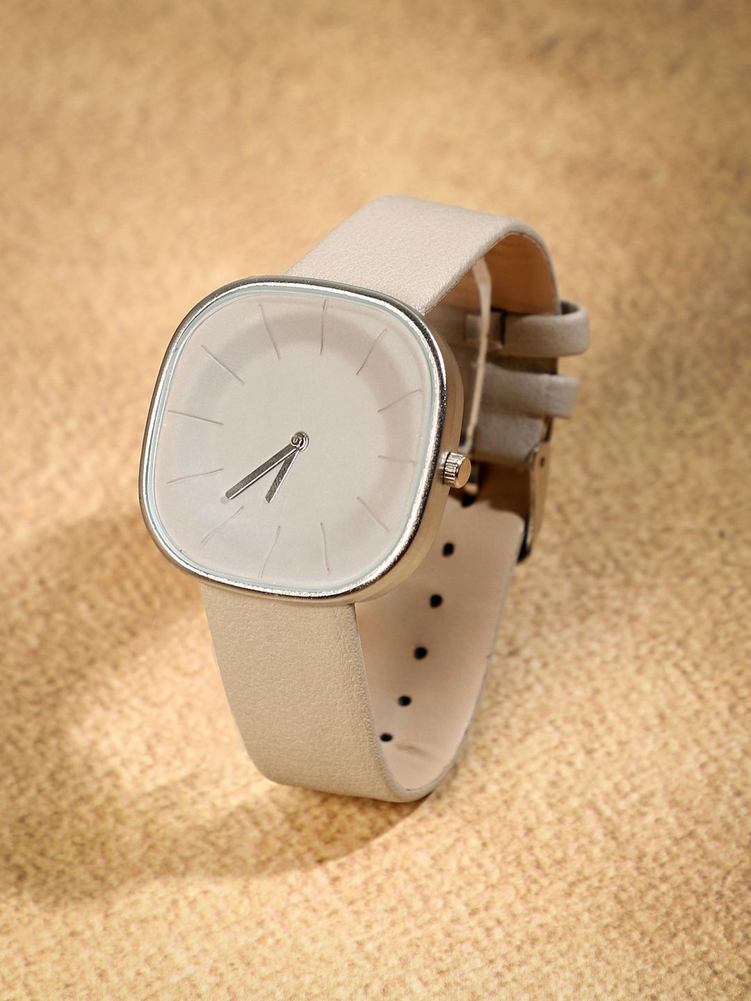 French Accent Men Embellished Dial & Bracelet Style Straps Analogue Watch SW25_FAWC1002