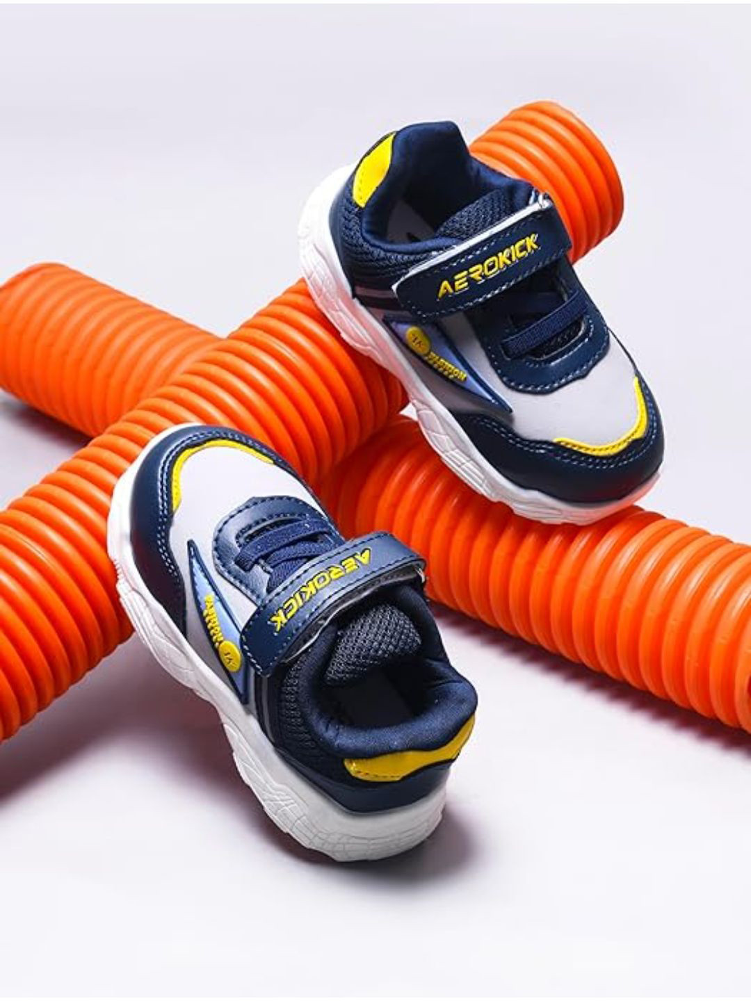 AEROKICK Unisex Kids Colourblocked Driving Shoes