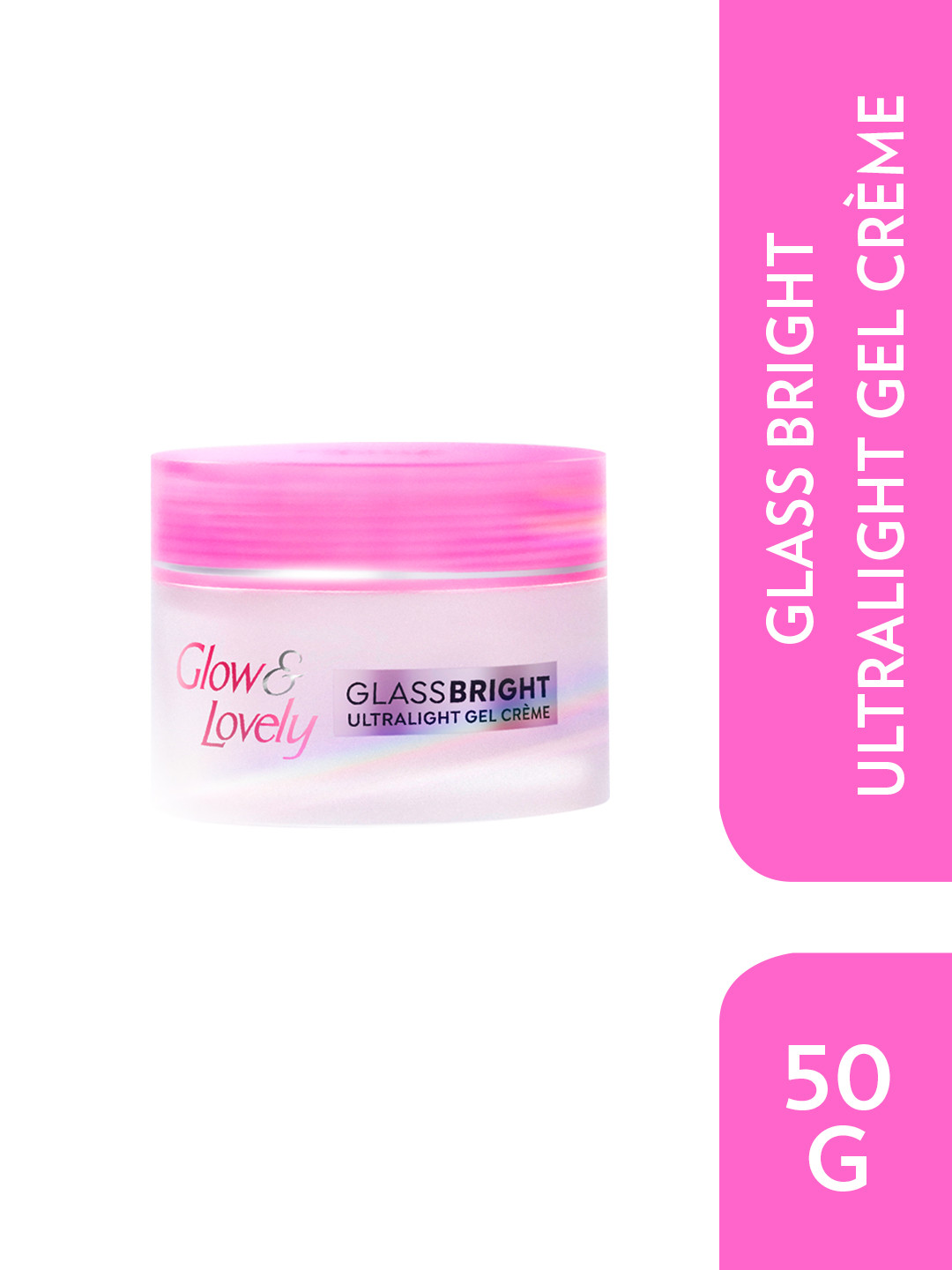 Glow & Lovely GlassBright Ultralight Gel Creme with Hyaluronic & Niacinamide - 50 g