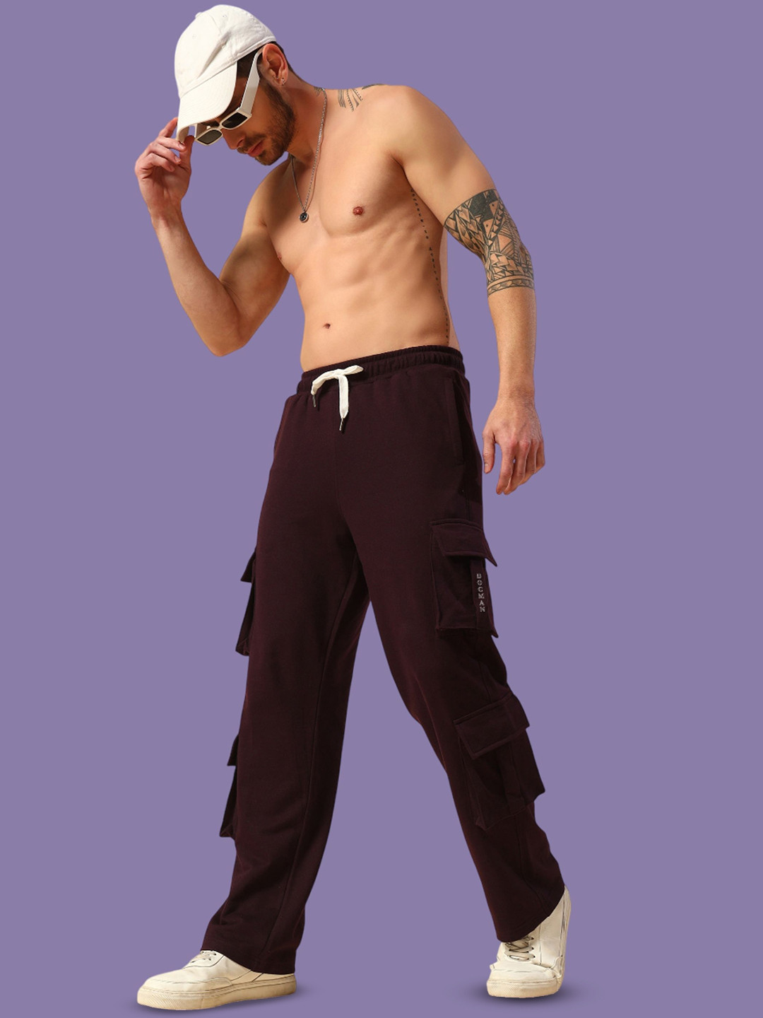 Dogman  Cotton Terry Pockets Cargo Trousers