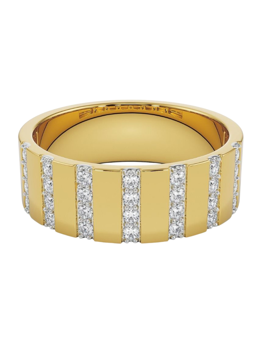 Emori Sleek Enzo forMen Lab Diamond in 14KT Gold Ring