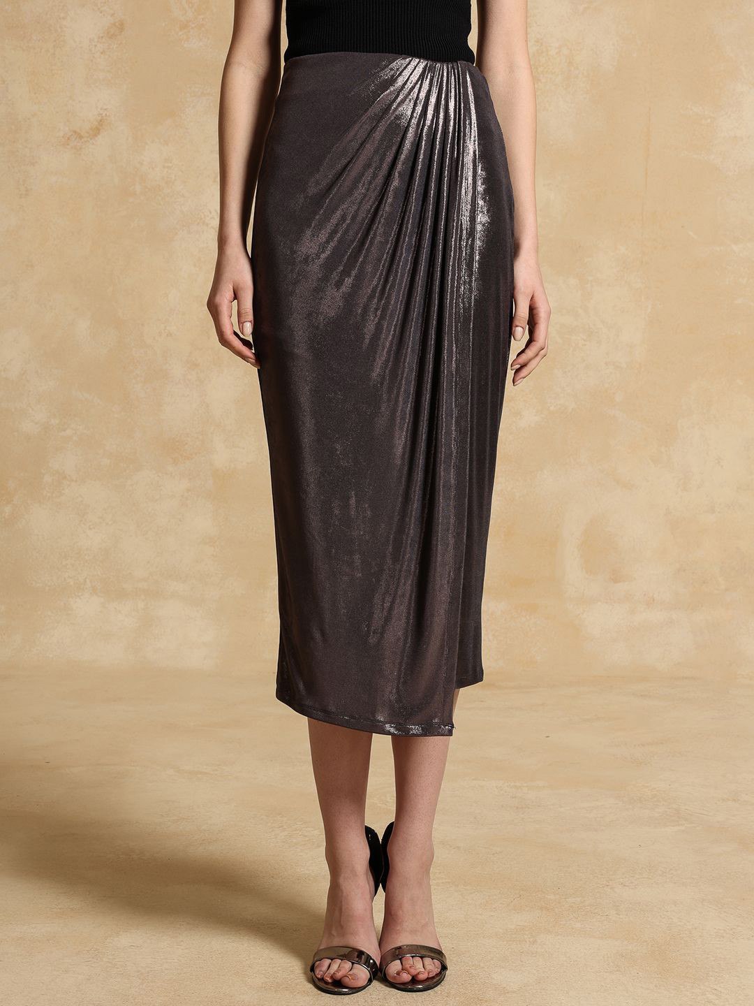 Kazo Women Wrap Trace Skirt