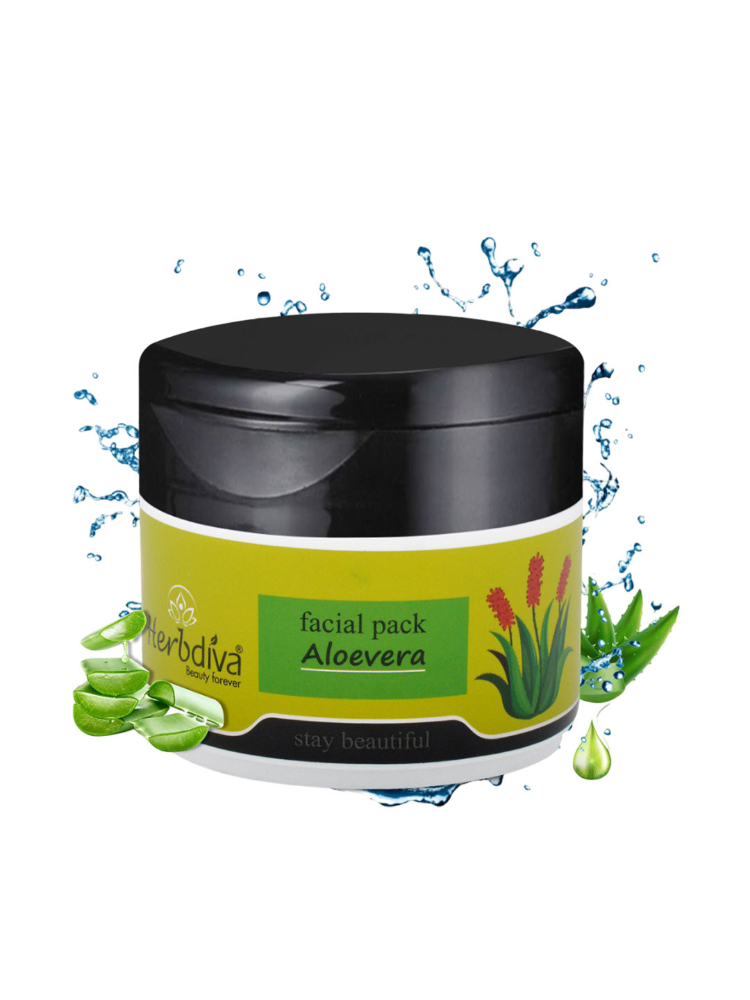 Herbdiva Aloevera Hydrating & Soothing Face Pack - 250 g