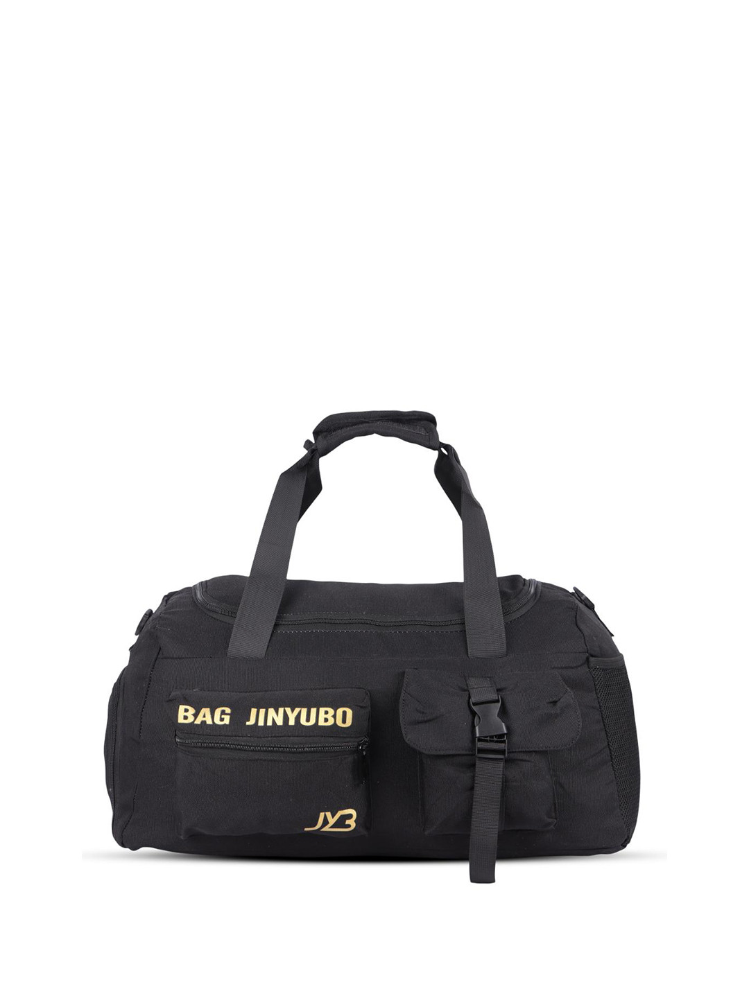 Polo Class Black Printed Medium Sports or Gym Duffel Bag