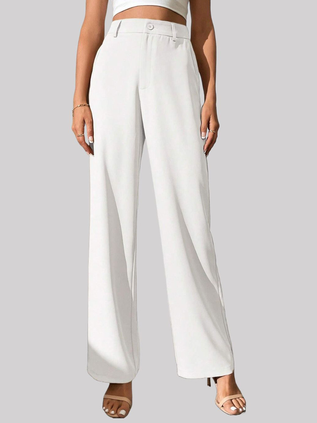 Chemistry Women Custom Flared High-Rise Trousers