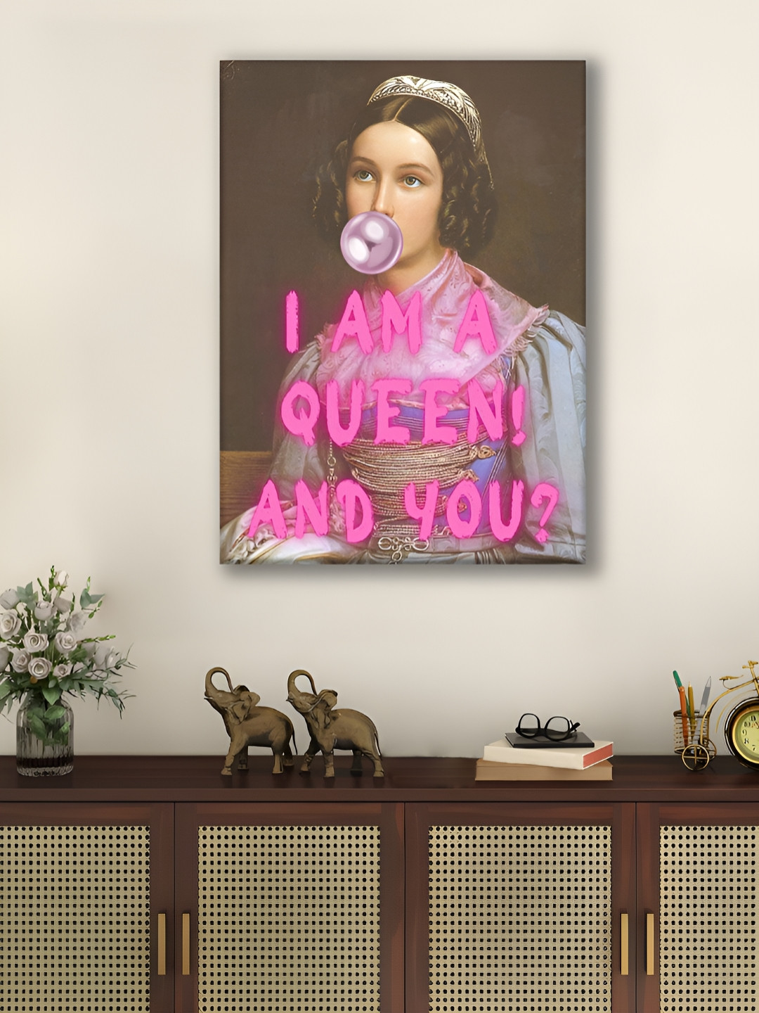 Myntra Elegant Homes Millennials Canvas Wall Rectangle Paintings Wall Art 16 x 22In