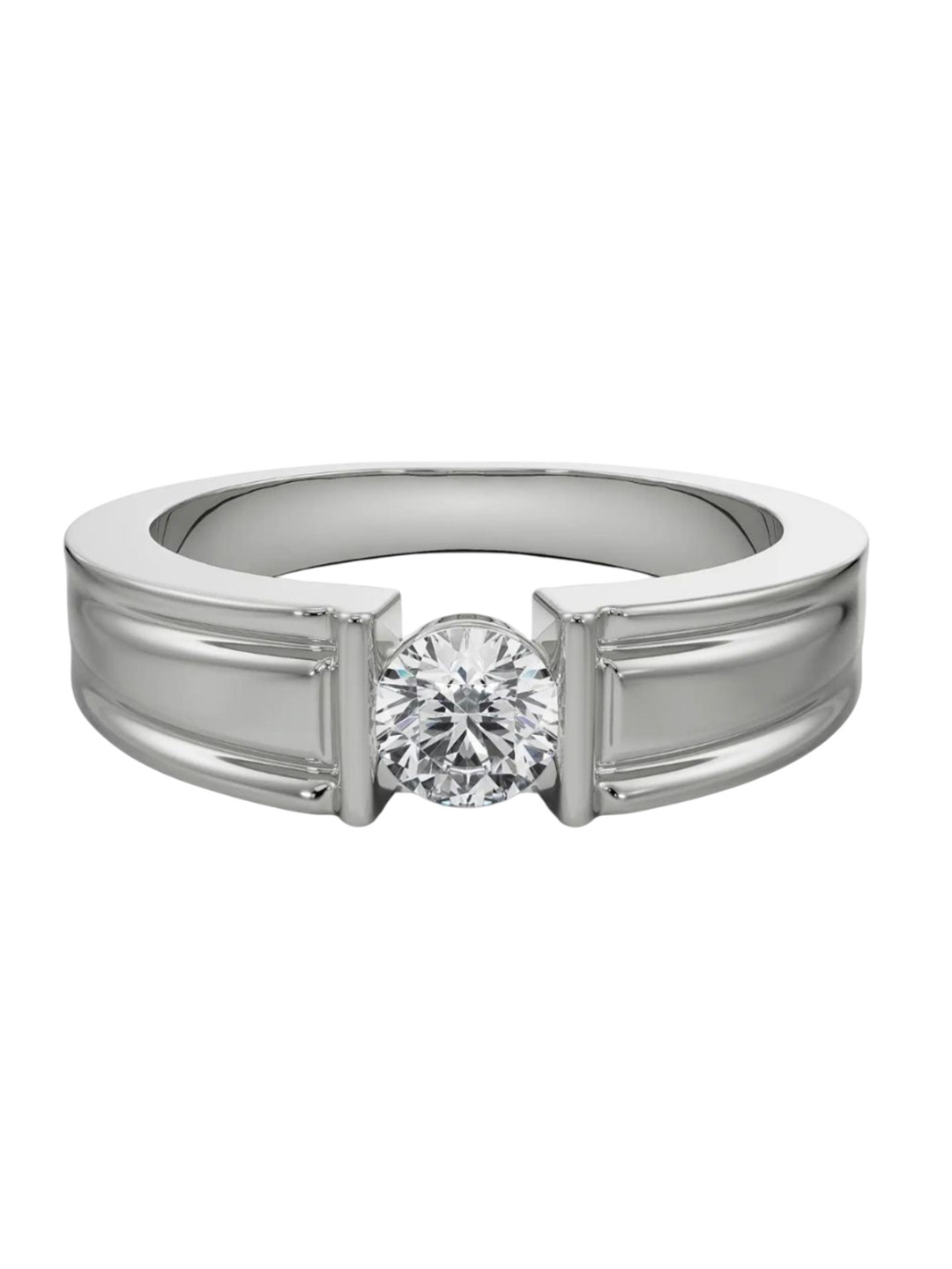 Emori Odra Solitaire Men's Lab Diamond Ring in 18KT Gold